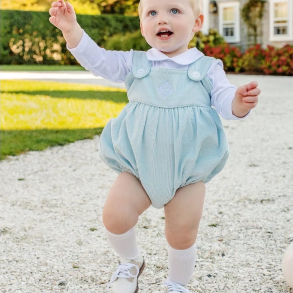 TBBC Bingham Corduroy Bubble Set Size 18-24 M Long Sleeve Buckhead Blue - Picture 3 of 13